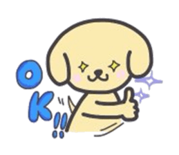 golden retriever, John sticker #6604951