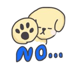 golden retriever, John sticker #6604956