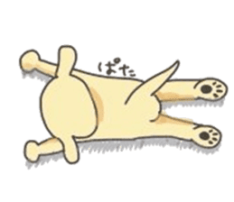 golden retriever, John sticker #6604957