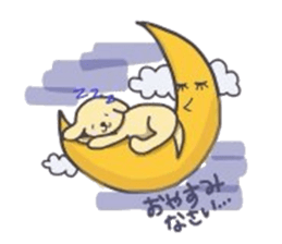 golden retriever, John sticker #6604960