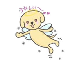 golden retriever, John sticker #6604963