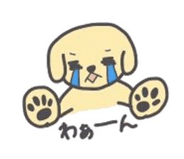 golden retriever, John sticker #6604971