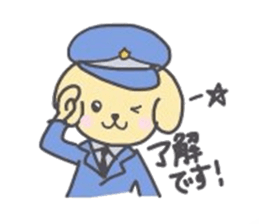 golden retriever, John sticker #6604976