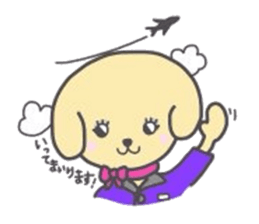 golden retriever, John sticker #6604979