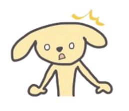 golden retriever, John sticker #6604980