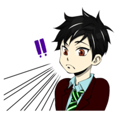 the high school boy2 sticker #6605465