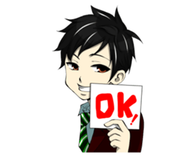 the high school boy2 sticker #6605467