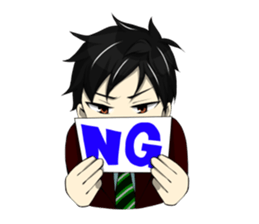 the high school boy2 sticker #6605468