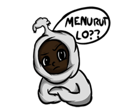 Pocong Cute sticker #6605708