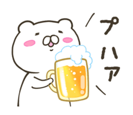 White bear in summer of JAPAN sticker #6606118