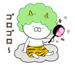 White bear in summer of JAPAN sticker #6606142