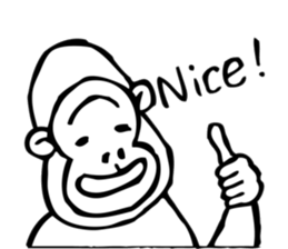 mr monkey sticker #6606323