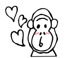 mr monkey sticker #6606327