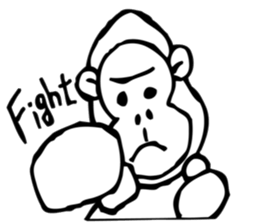 mr monkey sticker #6606331