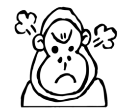 mr monkey sticker #6606333