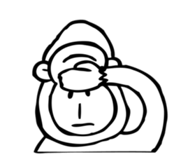 mr monkey sticker #6606334