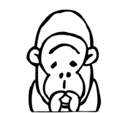 mr monkey sticker #6606336