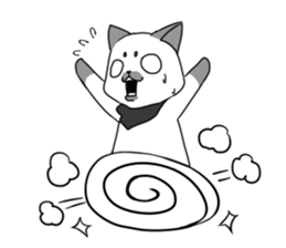 Affected kitty sticker #6606443