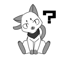 Affected kitty sticker #6606459