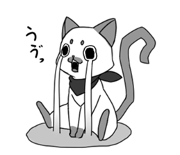 Affected kitty sticker #6606461