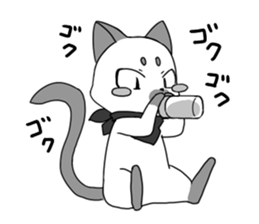 Affected kitty sticker #6606462