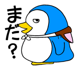 A penguin of a cat-costume, dissembling sticker #6606466