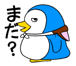 A penguin of a cat-costume, dissembling sticker #6606466