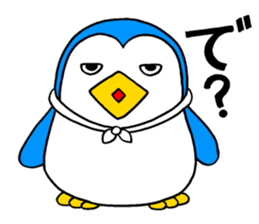 A penguin of a cat-costume, dissembling sticker #6606478