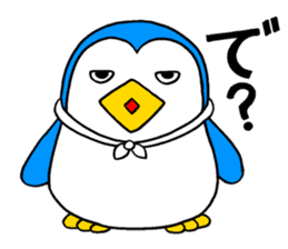 A penguin of a cat-costume, dissembling sticker #6606478