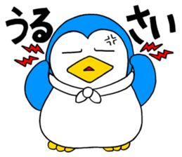 A penguin of a cat-costume, dissembling sticker #6606488