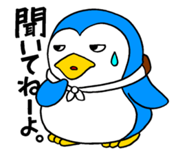 A penguin of a cat-costume, dissembling sticker #6606493