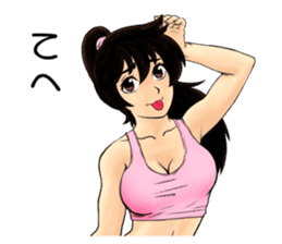 Kungfu Girl characters sticker #6606988
