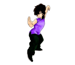 Kungfu Girl characters sticker #6606995