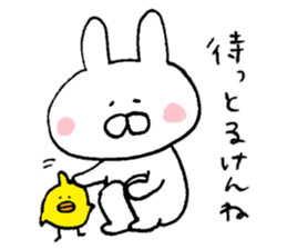 Mr. rabbit of Hiroshima valve sticker #6607091