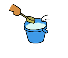 Summer, bear and cats sticker #6607362