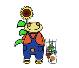 Summer, bear and cats sticker #6607365