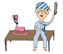 Super dad sticker #6607991