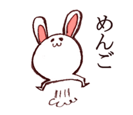 Rabbit of bandy-legs sticker #6608157