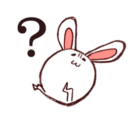 Rabbit of bandy-legs sticker #6608159