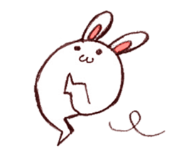 Rabbit of bandy-legs sticker #6608160