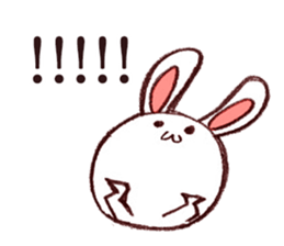 Rabbit of bandy-legs sticker #6608165