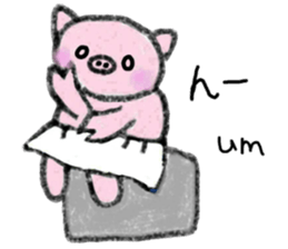 Hula oink Girl vol.4 White skirt ver. sticker #6608439