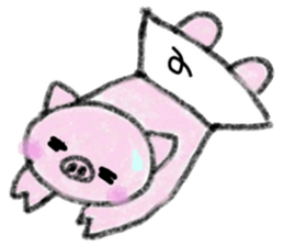 Hula oink Girl vol.4 White skirt ver. sticker #6608450