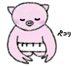 Hula oink Girl vol.4 White skirt ver. sticker #6608462