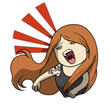 Adriana Game Over sticker #6608784