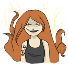 Adriana Game Over sticker #6608787