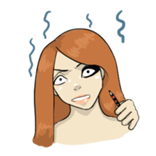 Adriana Game Over sticker #6608805