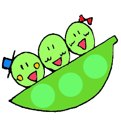 Cute soybeans