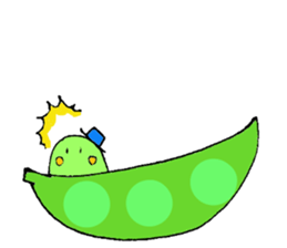 Cute soybeans sticker #6608875