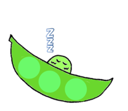 Cute soybeans sticker #6608878